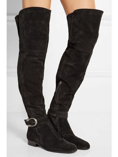 gucci dionysus over the knee boots|gucci designer ankle boots.